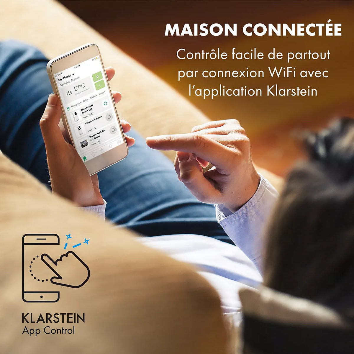 KLARSTEIN Max Breeze Aire acondicionado inteligente - Negro – imagen 2