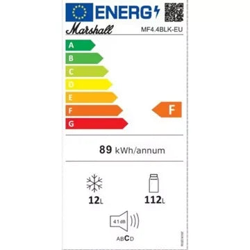 3 x Frigorífico con tapa negra MARSHALL MF 4.4 (359 €) – imagen 8